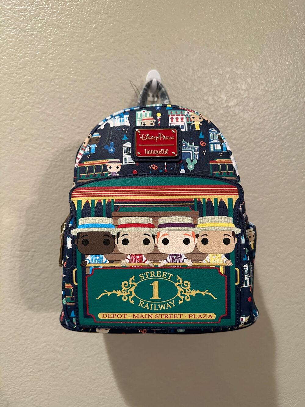 NWT Disney Parks Loungefly Dapper Dans Singing Quartet Main Street USA Backpack